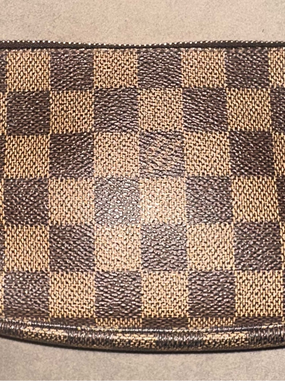 Louis Vuitton Damier Ebene MINI Pouchette Accessories *No Strap*